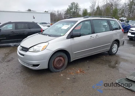 2005 Toyota Sienna Ce z USA, uszkodzony, nr VIN 5TDZA23C95S309539